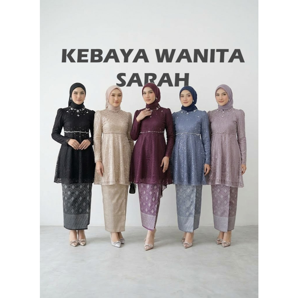 Kebaya Sarah Series Modern Rok Kebaya Wisuda Kebaya Kondangan Kebaya Lamaran Terbaru 2024