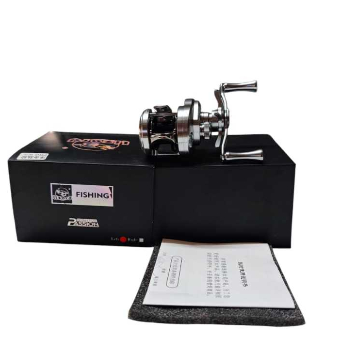 Lizard Reel LIZARD BOKI AIR BFS Handle Kiri PRO GOLD, CHROOM