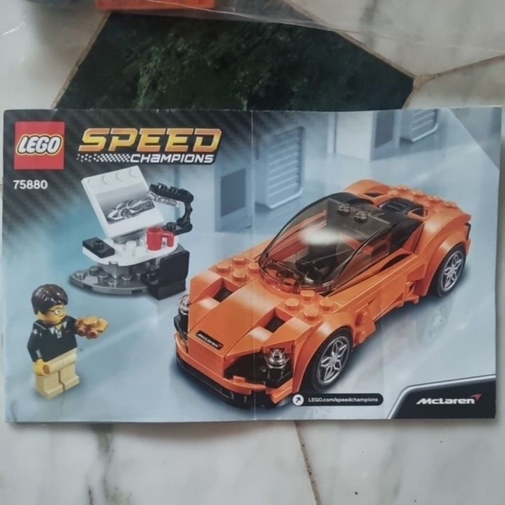 preloved Lego 75880: speed champion mclaren