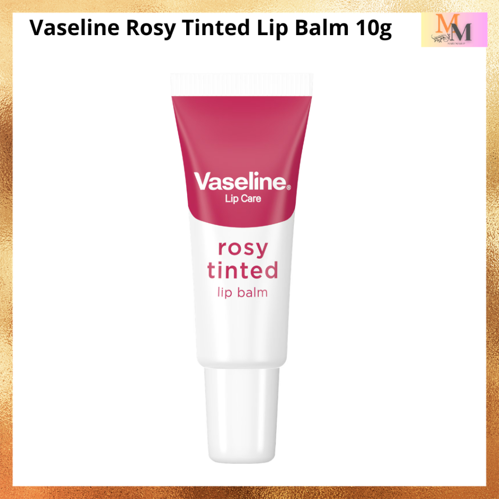 Vaseline Rosy Tinted Lip Balm 10g – Lip Balm Melembapkan Bibir dengan Warna Pink Natural