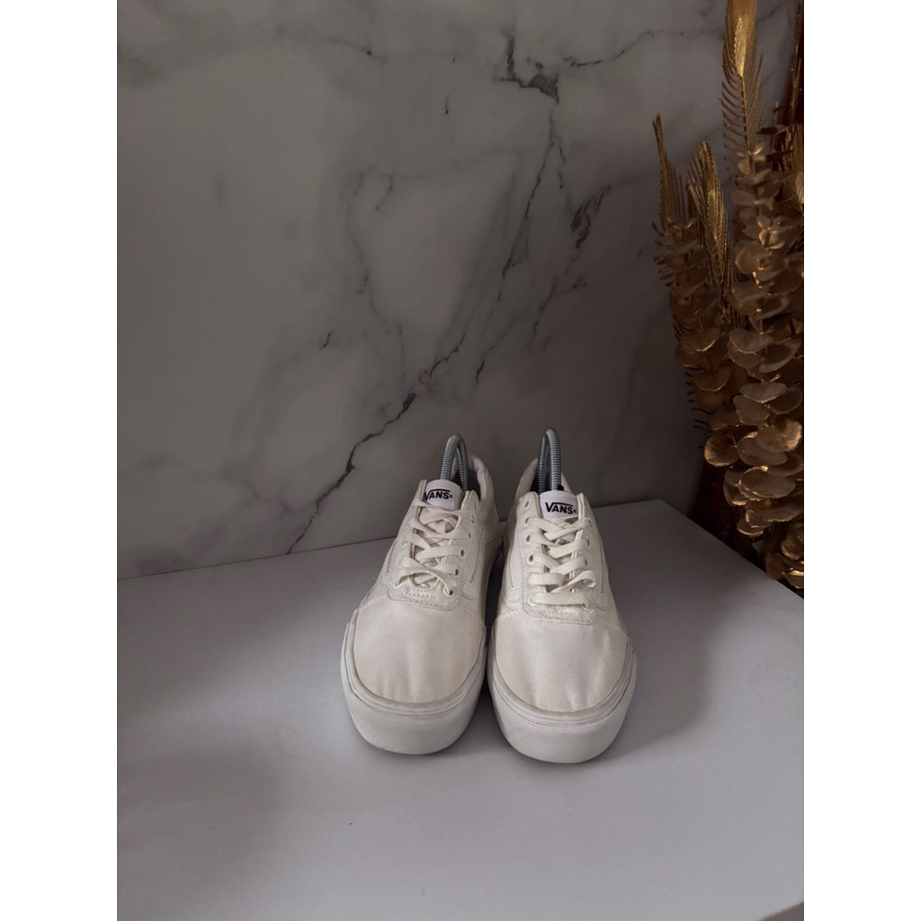 sepatu vans oldschool putih second original