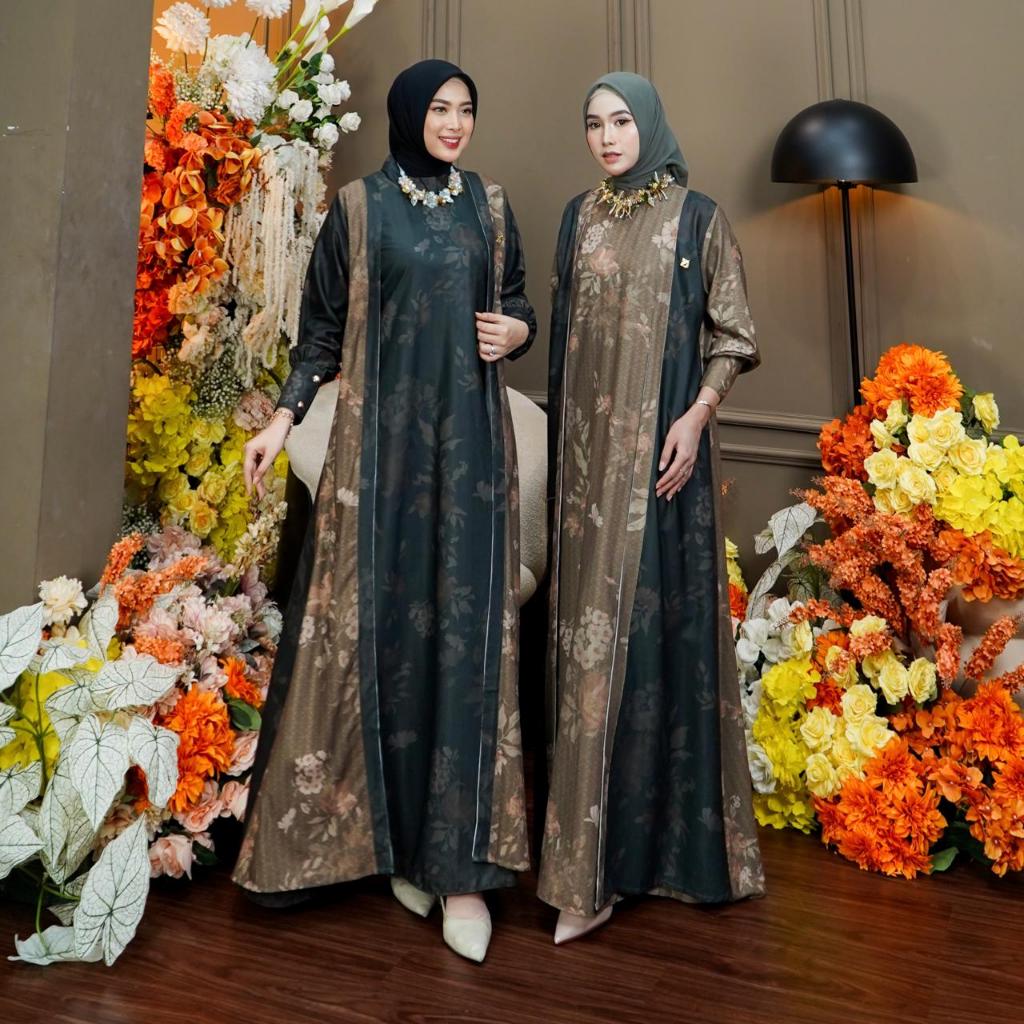 Dumma.id Pakaian Wanita Amelia 3 Luxury Dress Laddy Zara Gamis Mewah