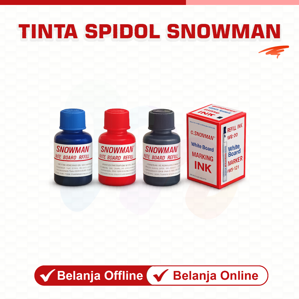 Tinta Refill Spidol Snowman