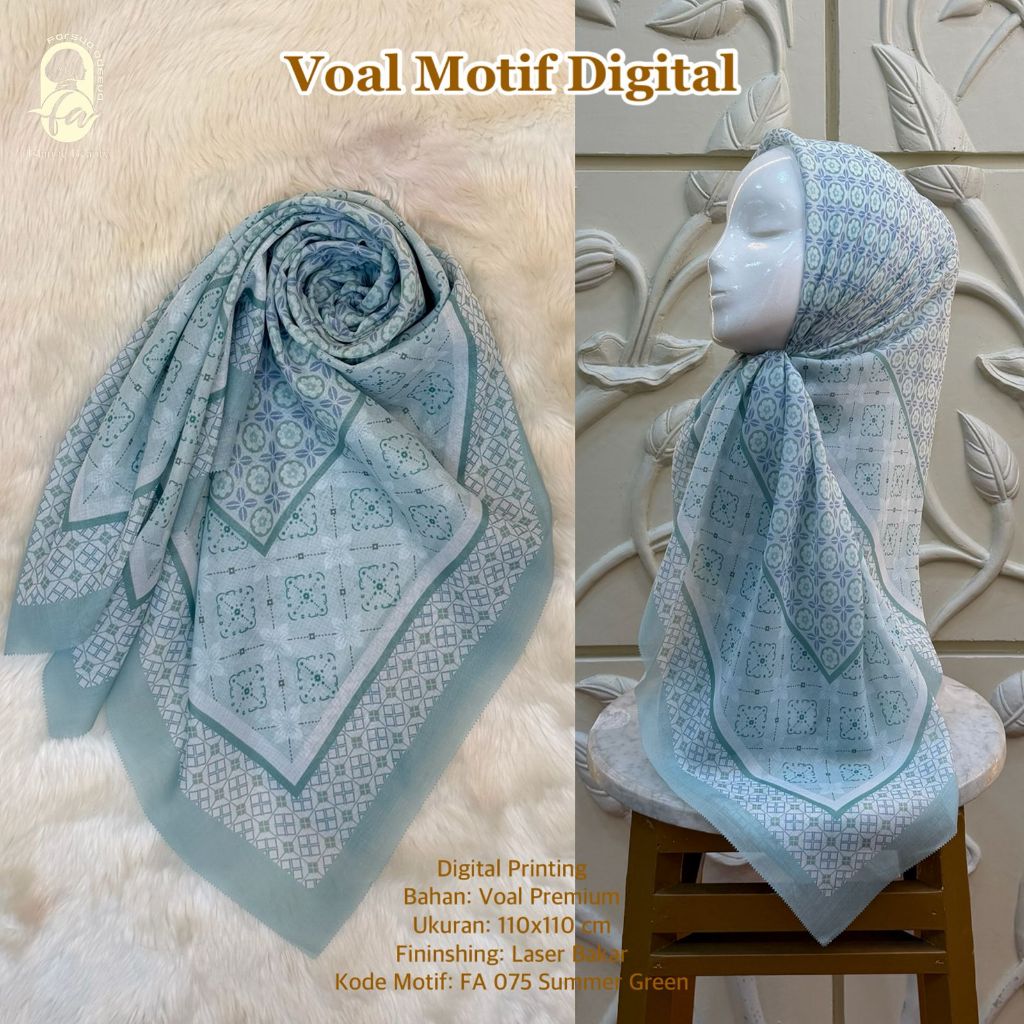 Farsya Adeeva - Voal Motif Digital LC FA 075
