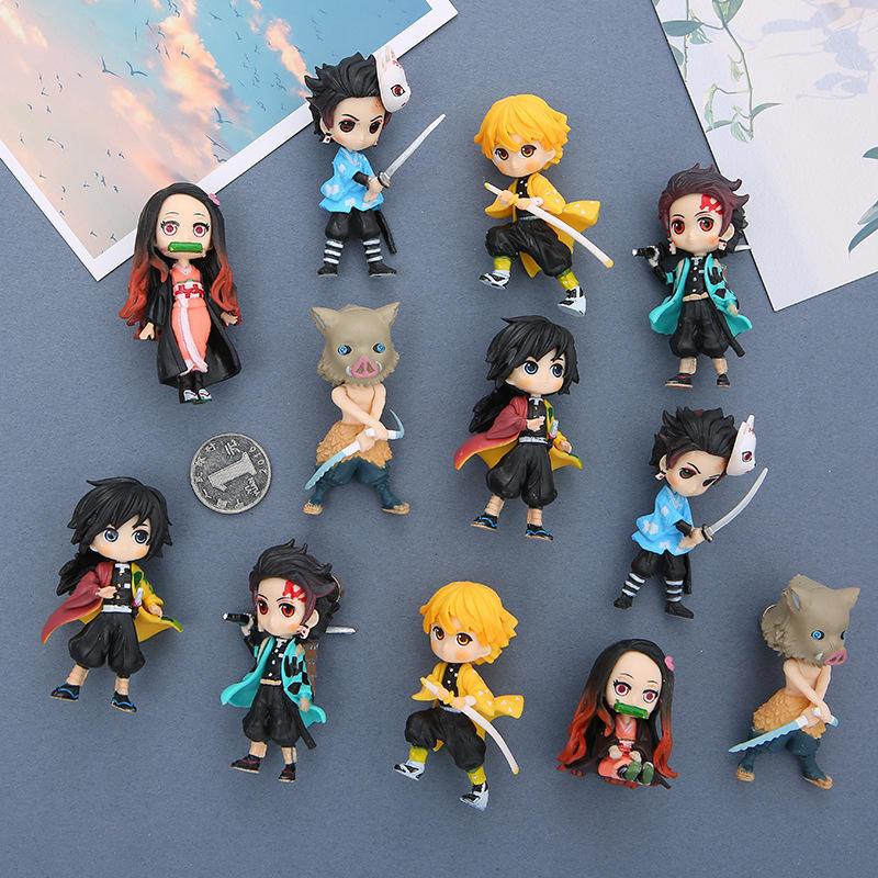 Action Figure Demon Slayer / Miniatur Demon Slayer / Figure Anime Demon Slayer / Cocok Untuk Koleksi