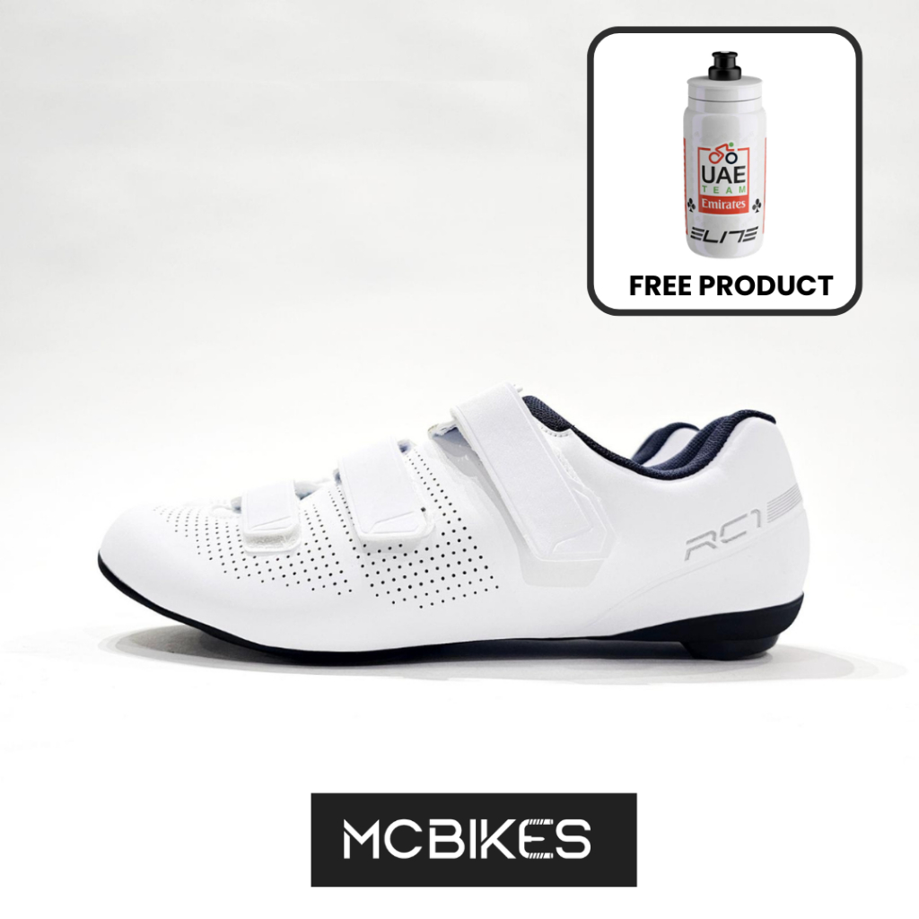 Sepatu Sepeda Shimano Road Bike Shoes SH-RC102 Wide - White