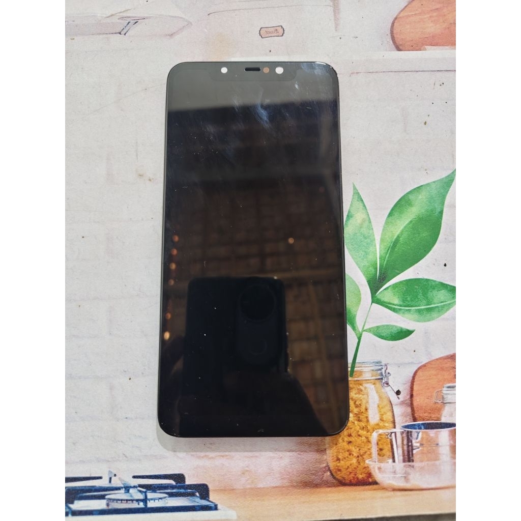 LCD PLUS FREM POCO F1 ORIGINAL COPOTAN NORMAL BAGUS