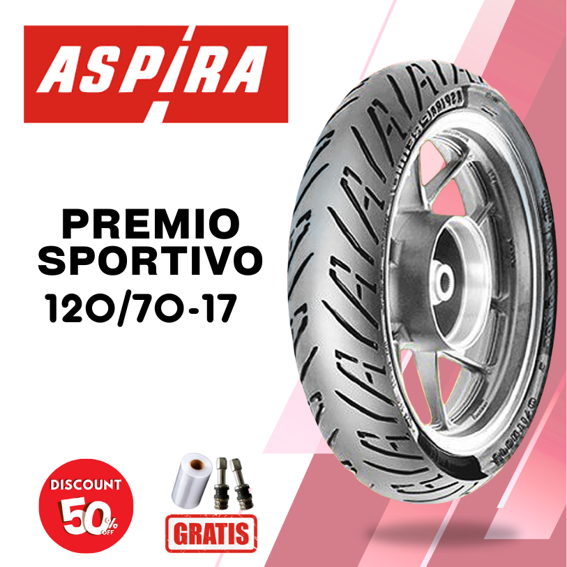 Ban Motor ASPIRA PREMIO SPORTIVO 120/70 Ring 17 Tubeless