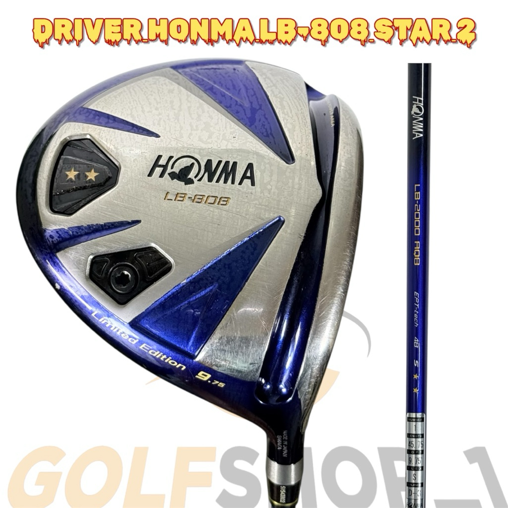Stick Golf Driver Golf Honma LB-807 Star 2 Flek Stiff Second Original - Driver Golf Original