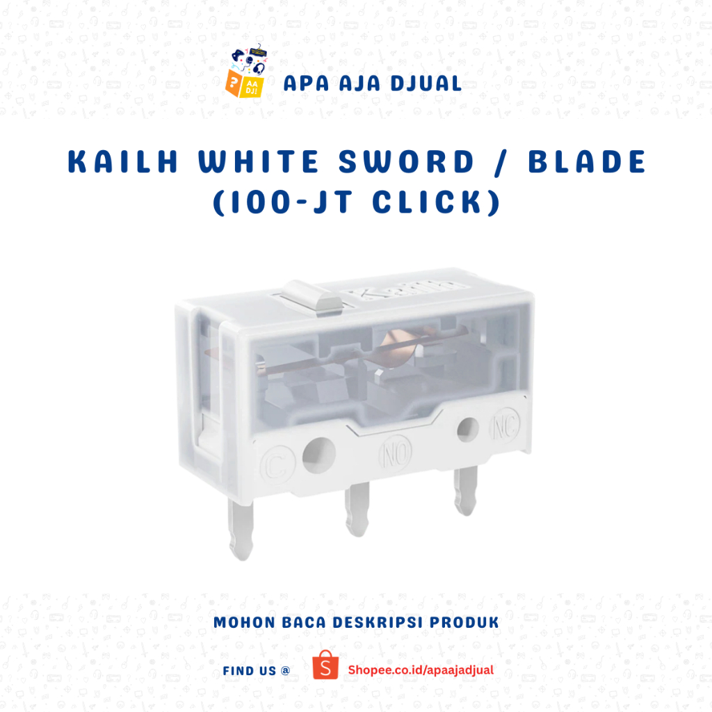 Kailh White Sword 100M Lifespan Mouse Micro Switch