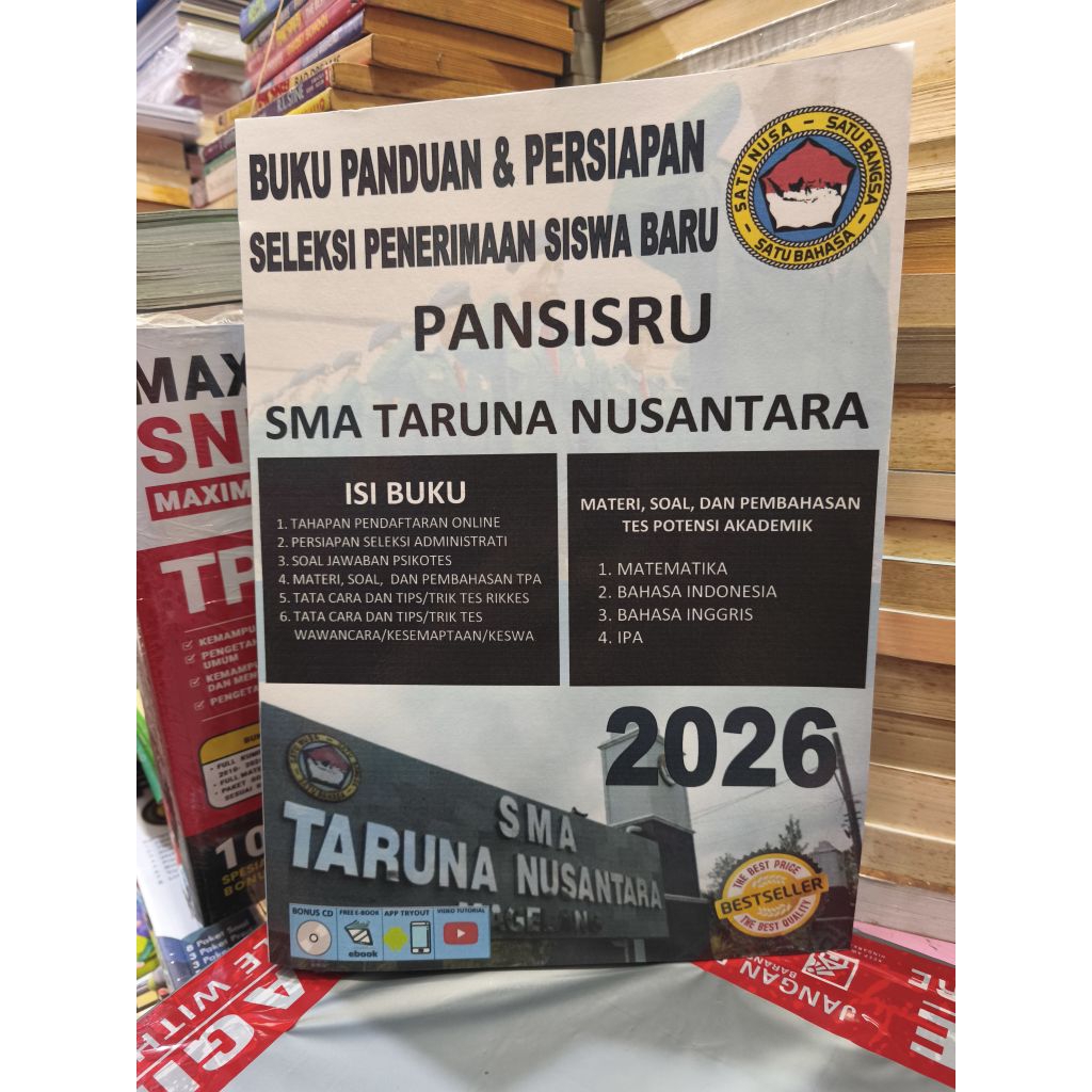 Buku Panduan dan Persiapan Seleksi Penerimaan Siswa Baru PANSISRU SMA TARUNA NUSANTARA 2026