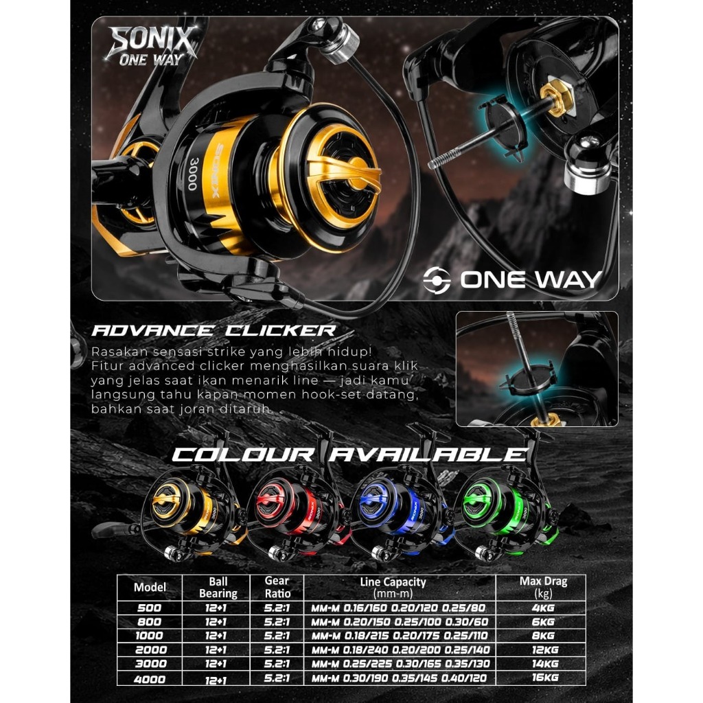 REEL KATANA SONIX ONE WAY