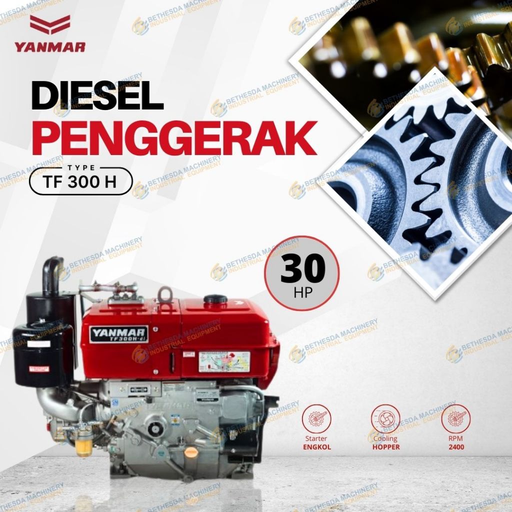 YANMAR 30 HP Hopper / Mesin Penggerak Diesel TF 300 H-di