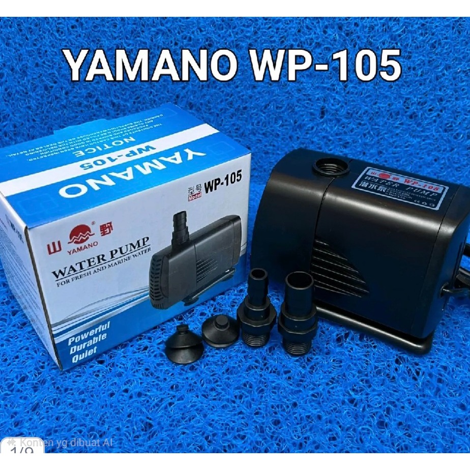 YAMANO WP 105 WP105 WP-105 Pompa Air Celup Pompa Kolam Aquarium