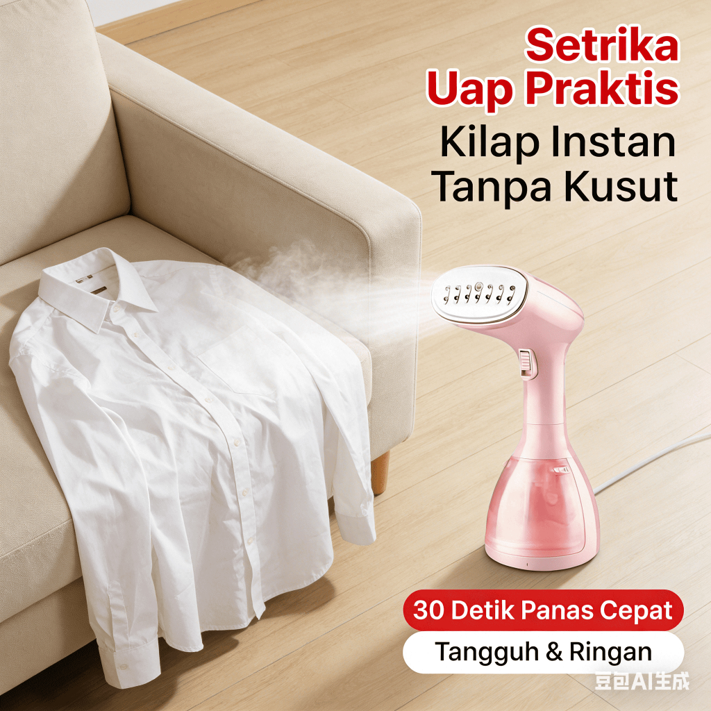 Konka setrika uap portable sederhana mudah dan simple/setrika mini portable Setrika Basah Dan Setrik