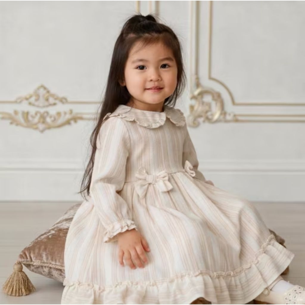 Pretty Girl Dress Azariah - Dress Panjang Raya Anak Bayi