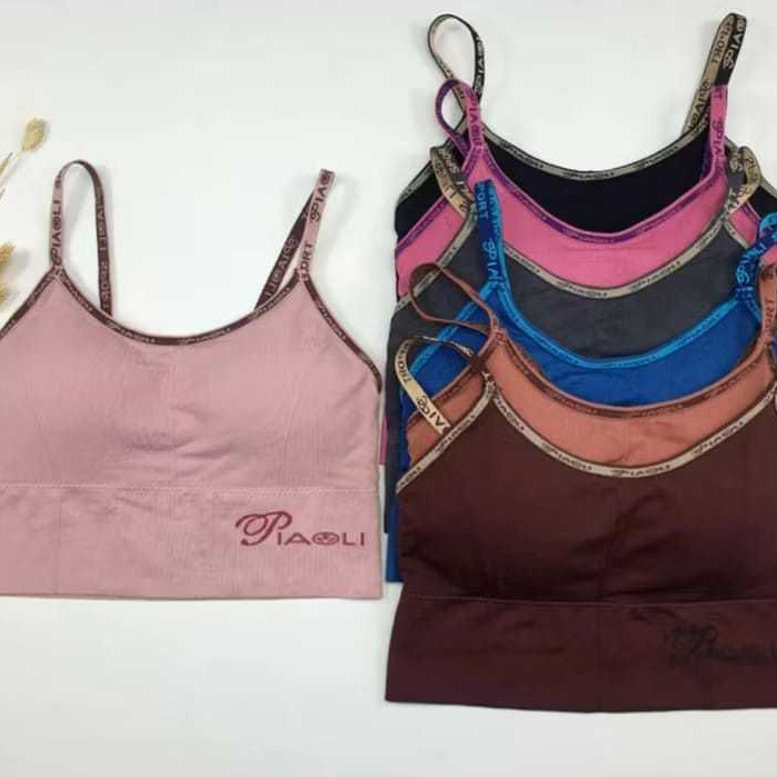 BH SPORT OLAHRAGA PIAOLI 557 / MINISET PIAOLI 5577 / KEMBEN WANITA SEAMLES / MINISET SPORT BRA