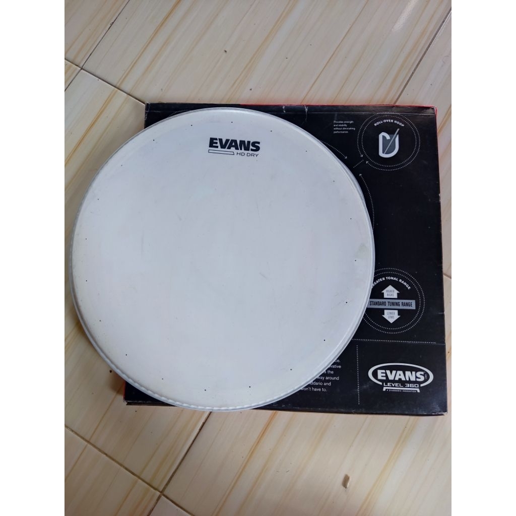 EVANS SNARE DRUM BEKAS JOS