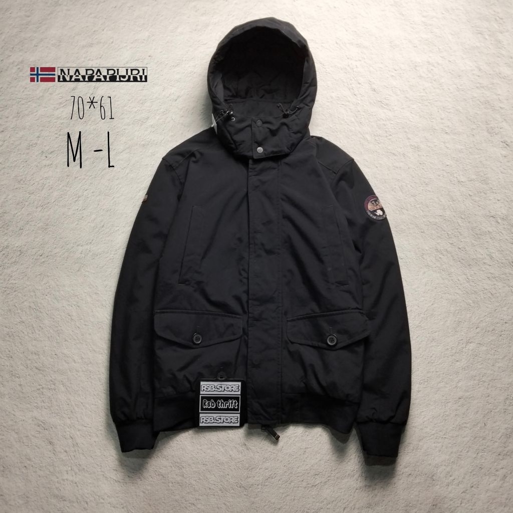 jacket winter napapijri original 100% size L