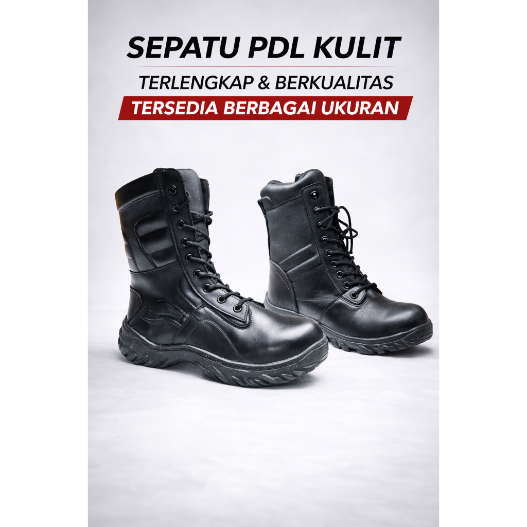 Sepatu Kulit Pdl Satpam Instansi  Berkualitas Terbaik Tersedia Berbagai Ukuran – Istana Pramuka Gelo