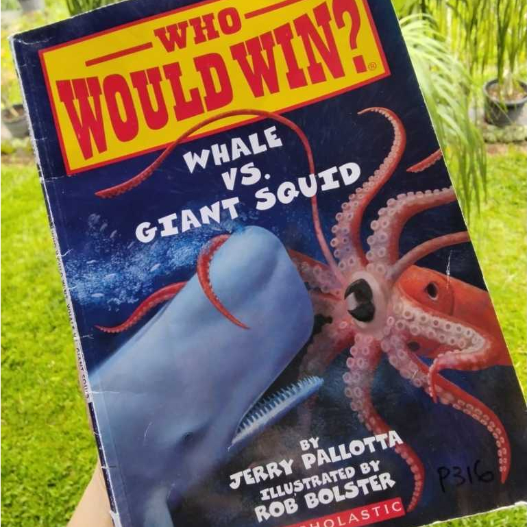 Jerry Pallotta Rob Bolster Who Would Win? Whale vs Giant Squid Buku Anak Bahasa Inggris Preloved