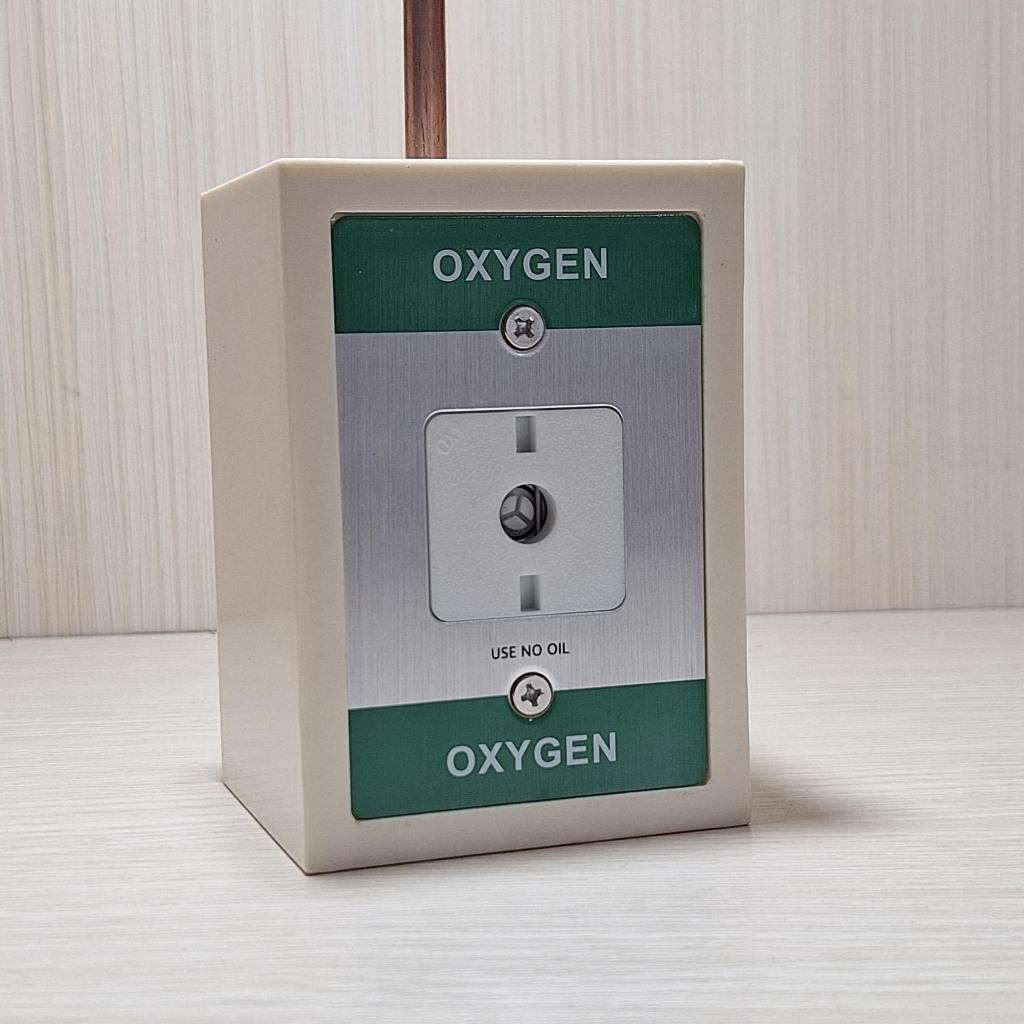 Wall outlet Gas medis Oksigen O2 konektor Ohmeda