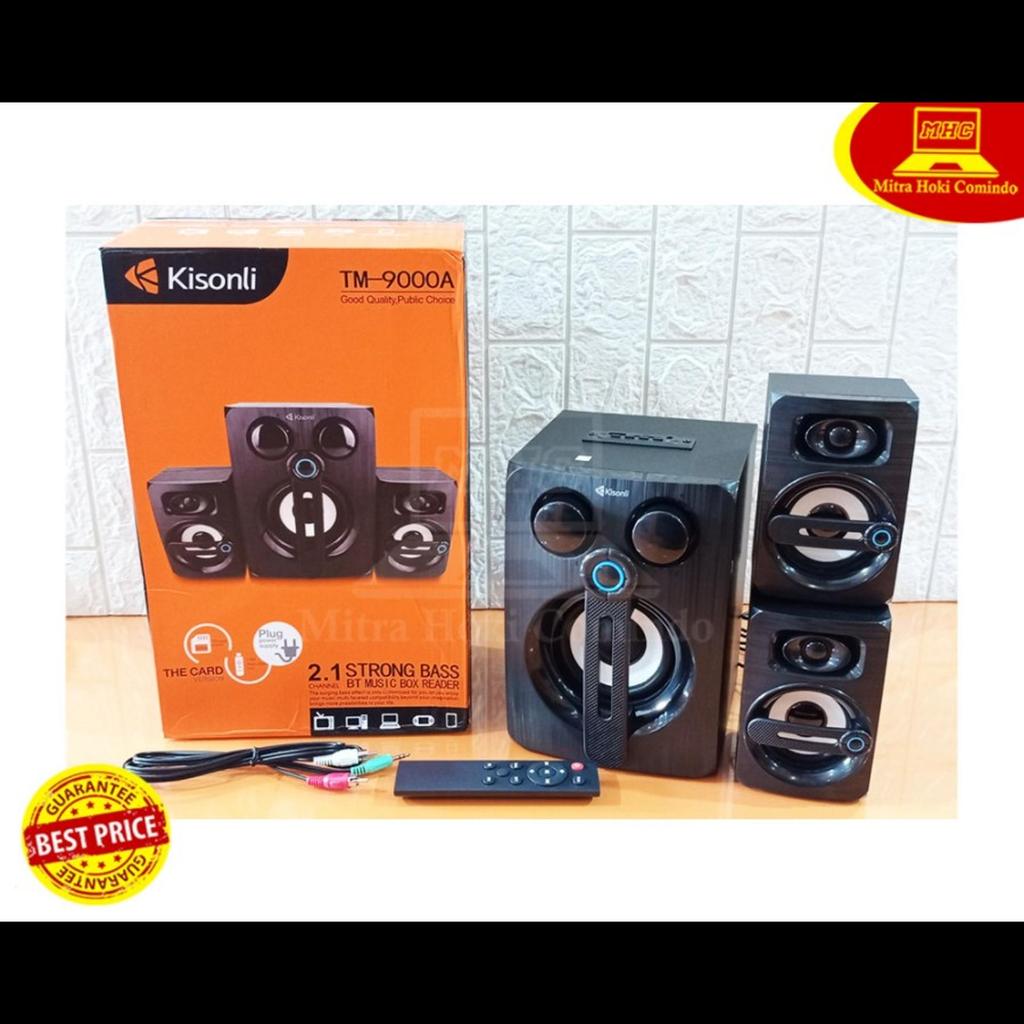 SPEAKER KISONLI USB BLUETOOTH TM-9000A ORIGINAL MURAH