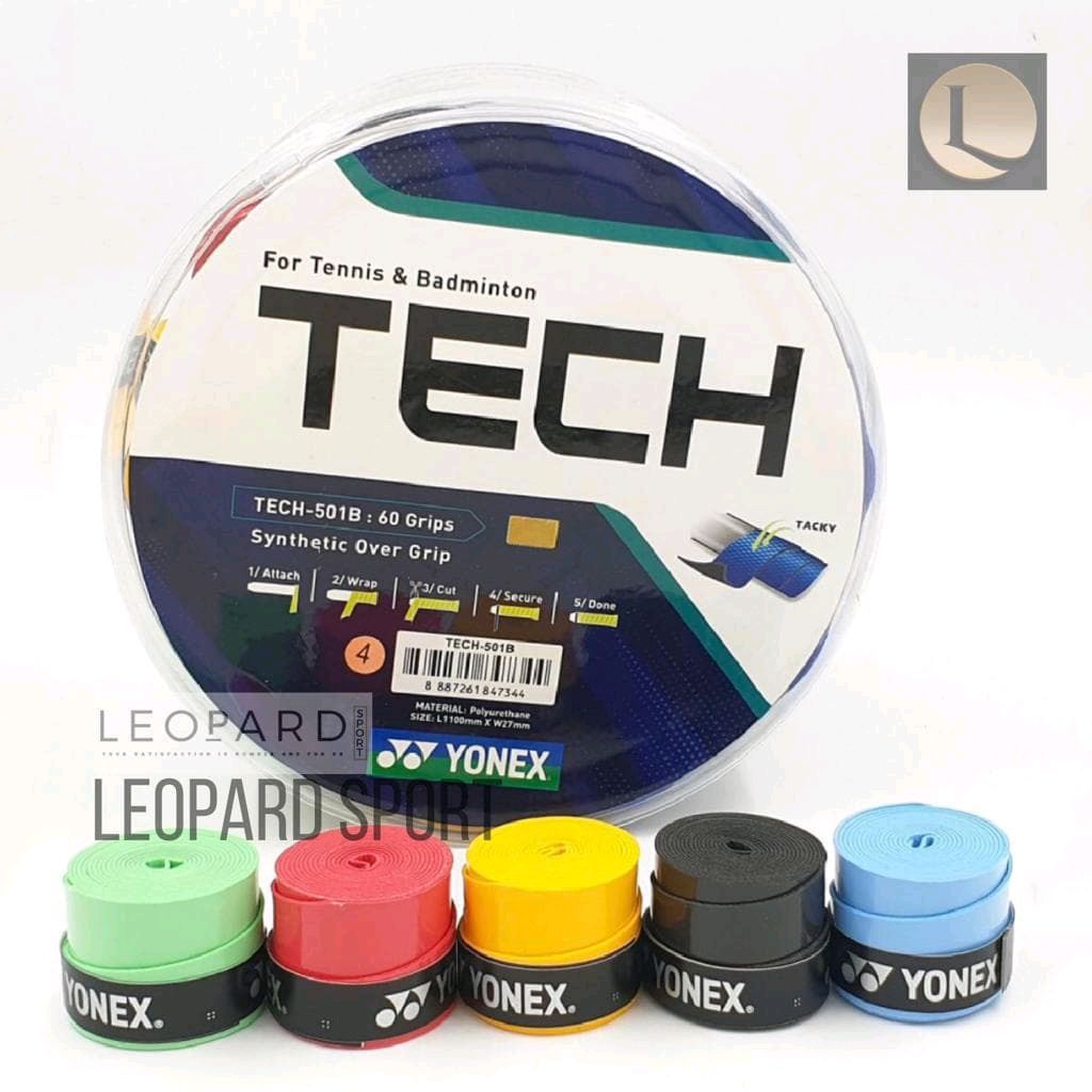 Grip Raket YONEX TECH / Over Grip Tenis / Grip Badminton / Over Grip
