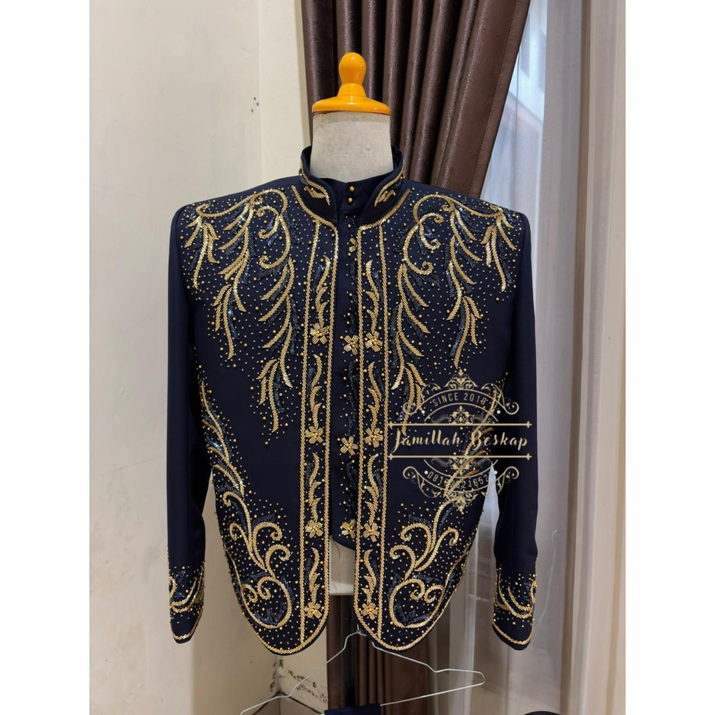 beskap pengantin pria || beskap solo jawa || beskap navy || beskap resepsi jawa || beskap nevi || be