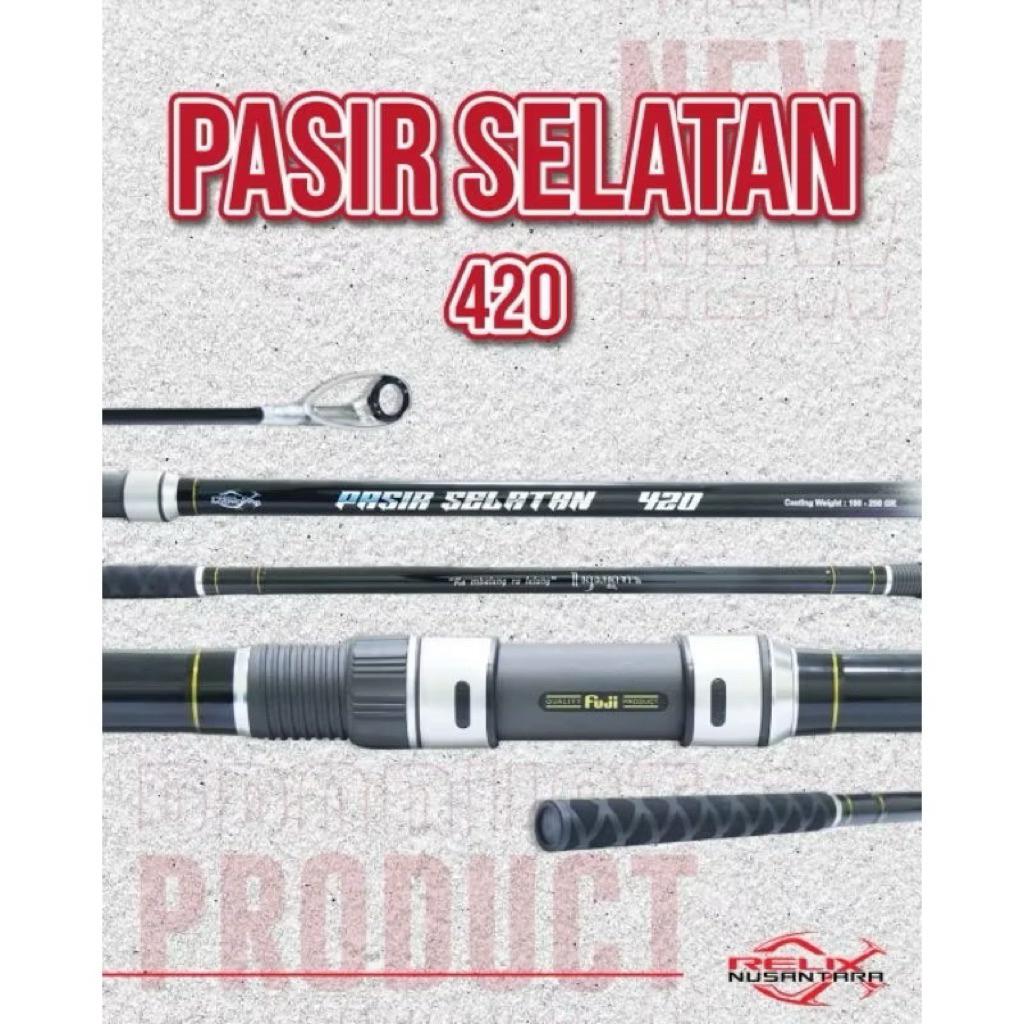 Joran Pasiran Relix Nusantara Pasir Selatan 420 Ring Fuji