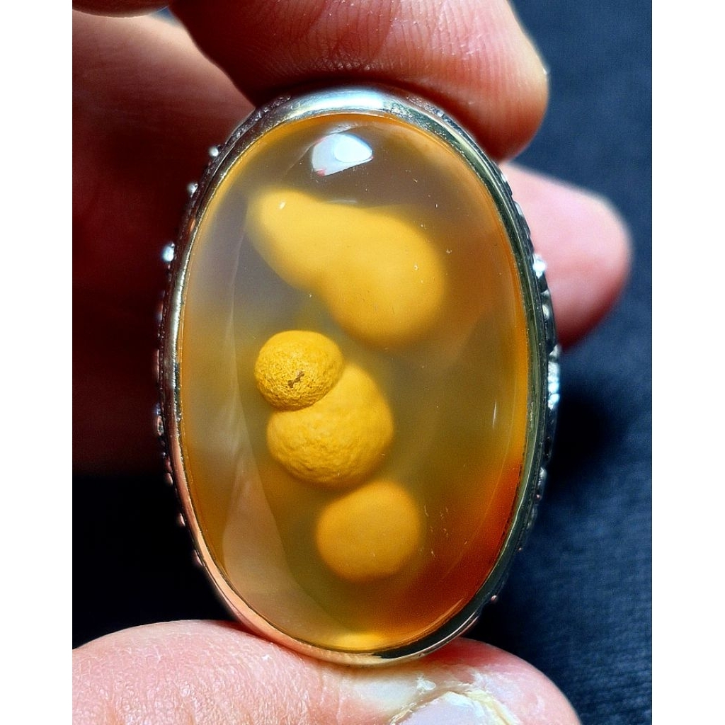 Natural batu akik motif dimensi 30.19.9