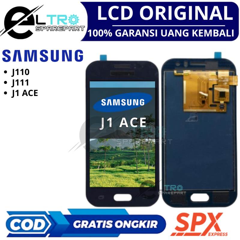 LCD SAMSUNG J1 ACE / J110G/J111 - ORIGINAL FULSET