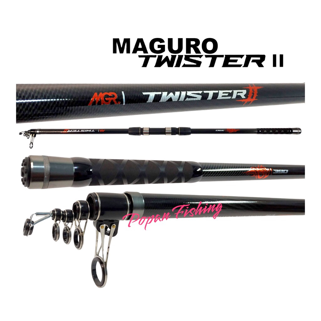 Maguro Twister II Surf Casting Rod Joran Pasiran Telescopic
