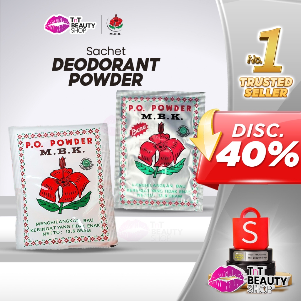 MBK Powder Putih - Silver - Deodorant Powder -  Sachet | Tnt beauty shop
