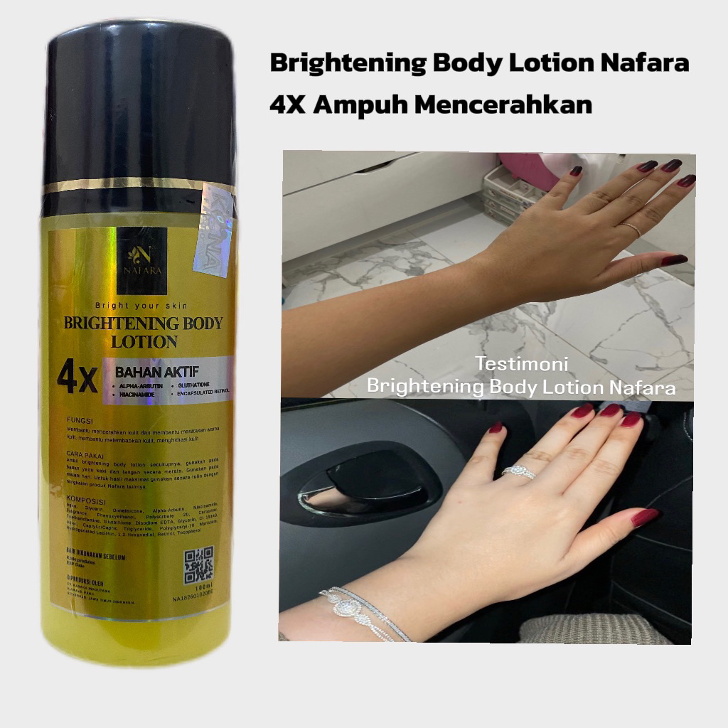 BRIGHTENING BODY LOTION NAFARA BPOM
