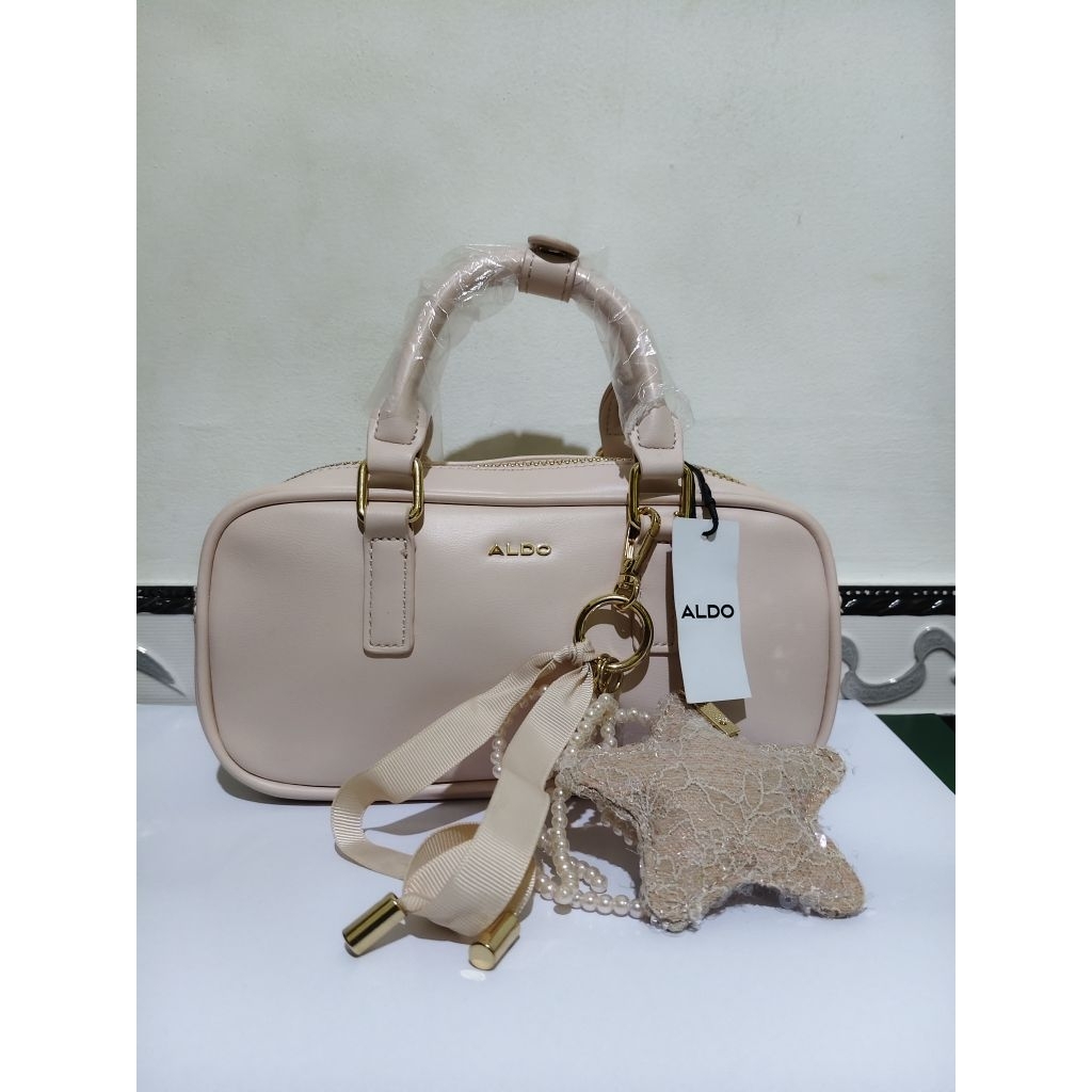 tas wanita ALDO Lunabelle satchel Pink ORIGINAL