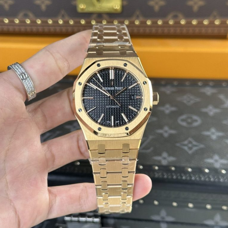 Audemarspiguet Royal Oak 15400OR Black Dial 41mm Stainlees Watches Fullset