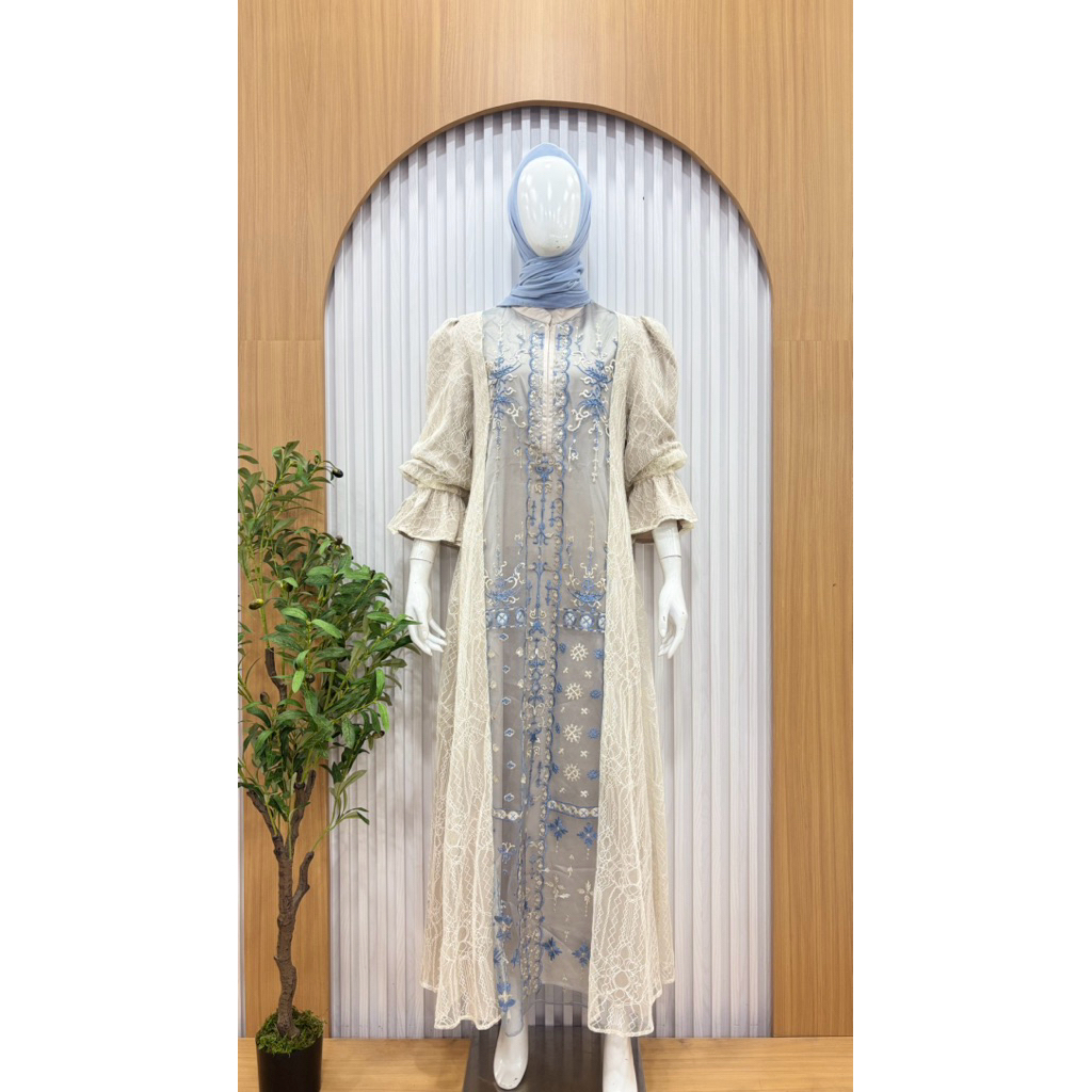 GAMIS BROKAT PREMIUM IMPORT WANITA KEKINIAN