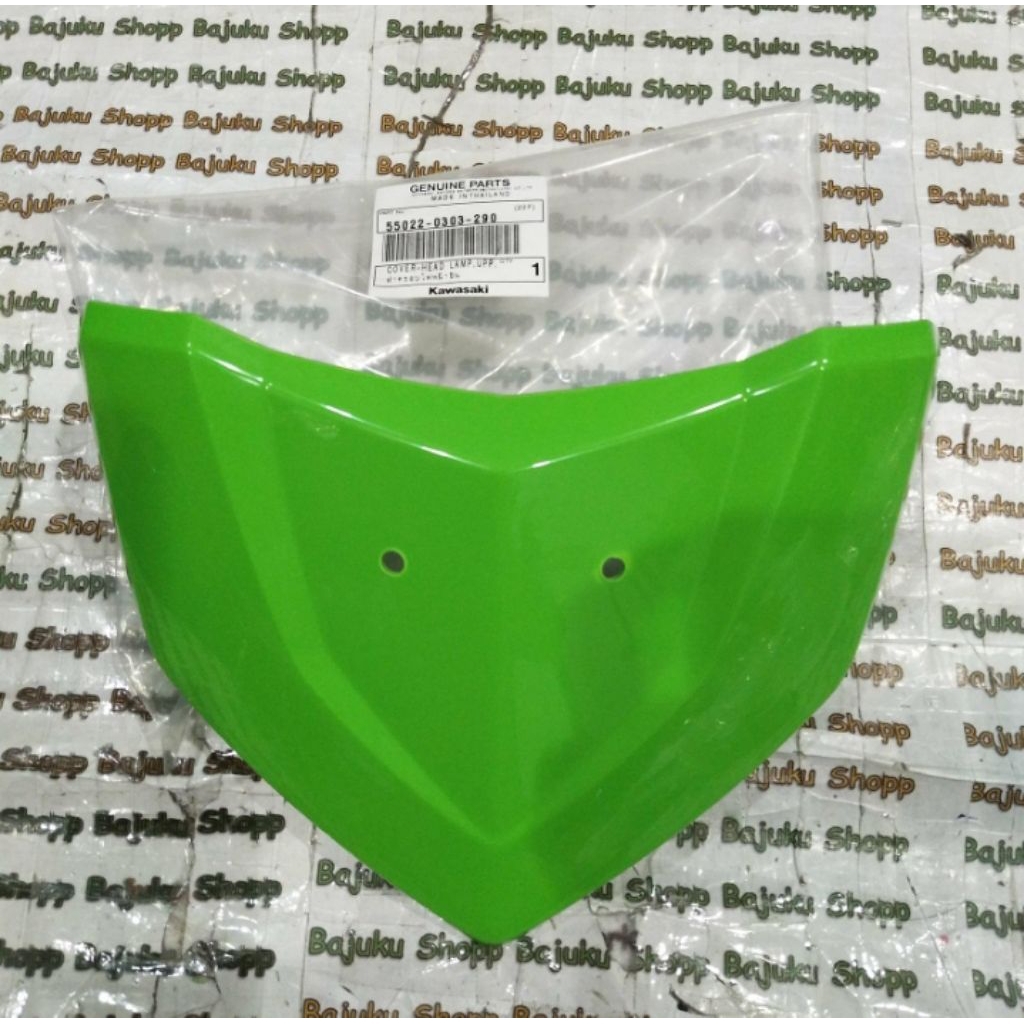 COVER BATOK LAMPU DEPAN KSR110 HIJAU