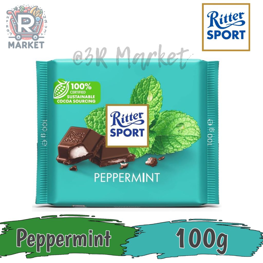 Ritter Sport Peppermint Chocolate Bar