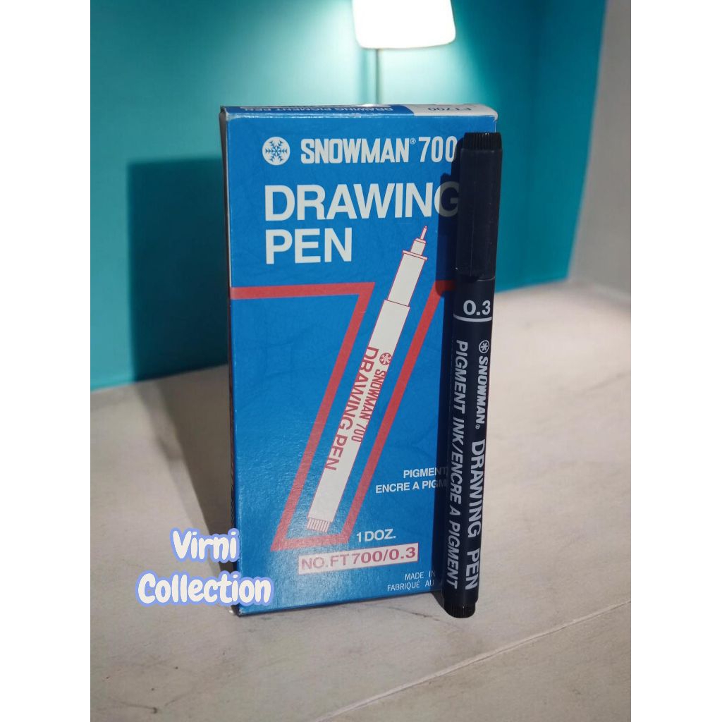 bolpoin drawing pen / drawing pen snowman/ Drawing Pen 0,3