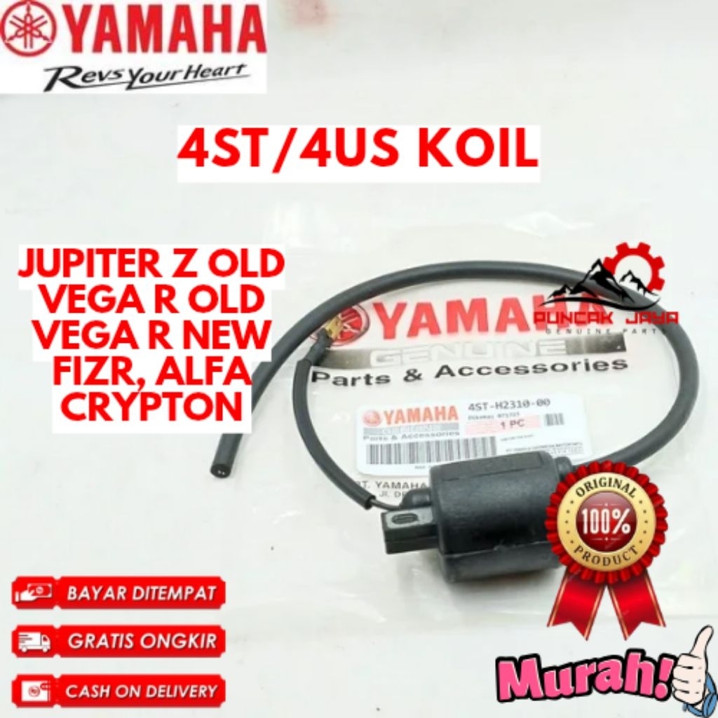 KOIL ORIGINAL YAMAHA KODE 4ST / 4US, KOIL JUPITER Z OLD, KOIL VEGA R OLD, KOIL VEGA R NEW, KOIL F1ZR
