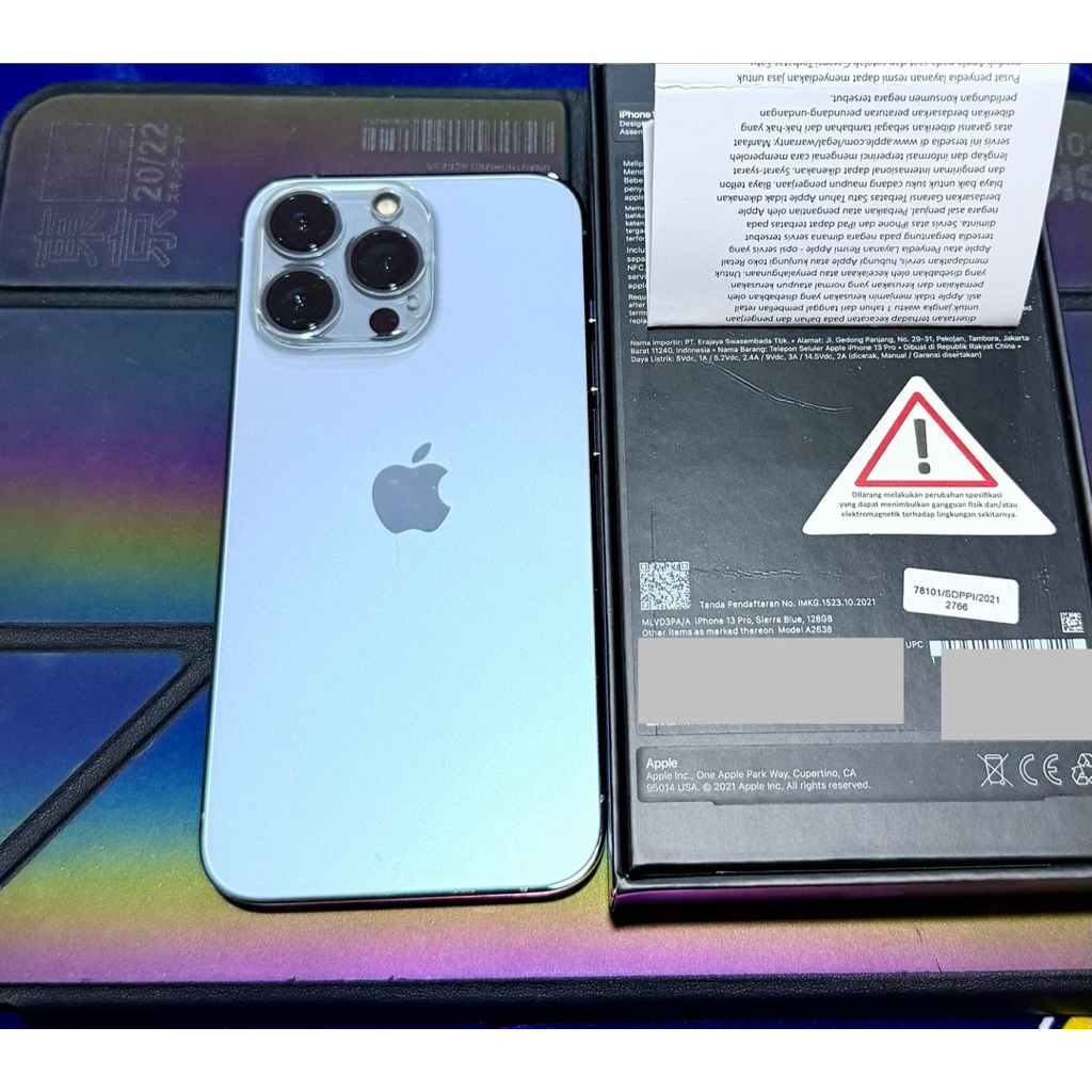 Iphone 13 Pro Sierra Blue 128GB Second Ibox