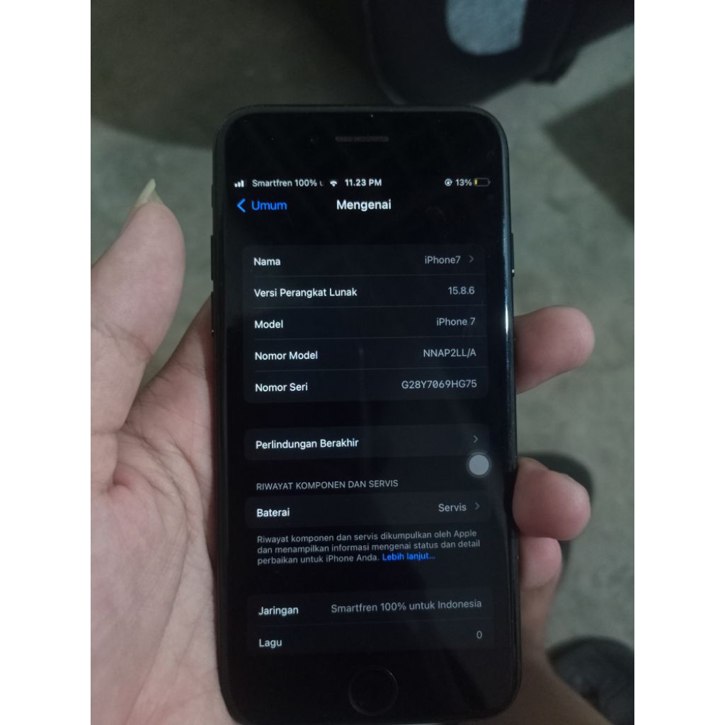 iPhone 7 128GB Fullset Fungsi Normal | iCloud Aman | Harga Nego