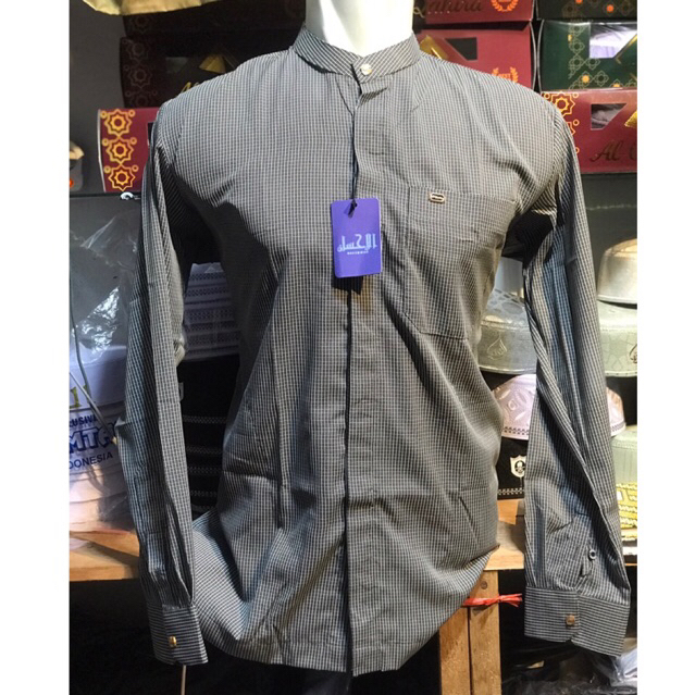 KOKO SALUR AL IHSAN BAJU KEMEJA KOKO MOTIF SALUR BAJU MUSLIM PRIA KEKINIAN