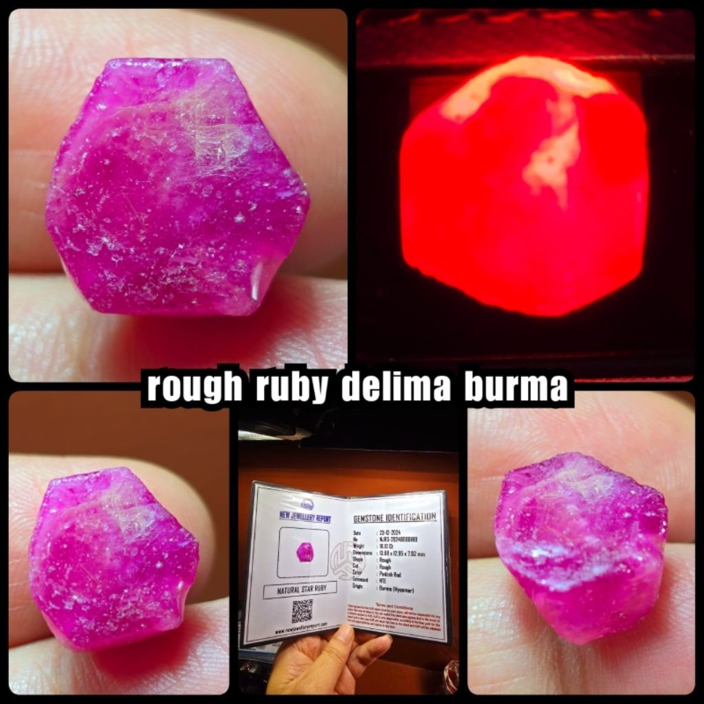 permata Ruby Burma bongkahan full daging ya