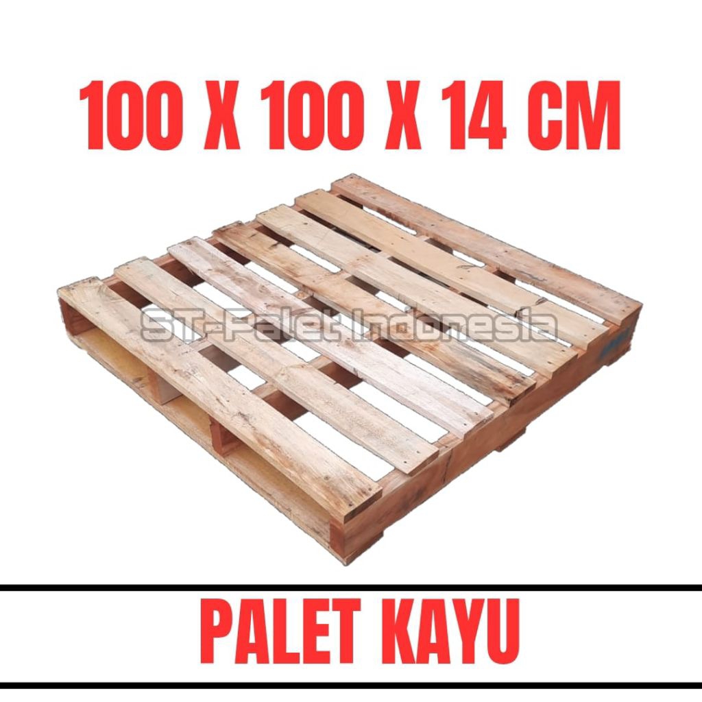 Palet Kayu Bekas 100x100x14 cm | Palet Kayu Kuat