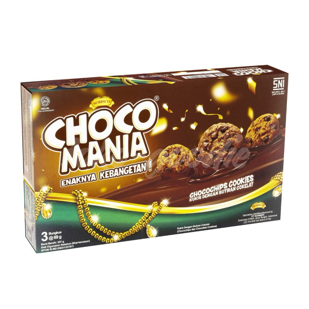 CHOCO MANIA - Choco Mania Chocochips Kurma Box Gift Pack 207gr
