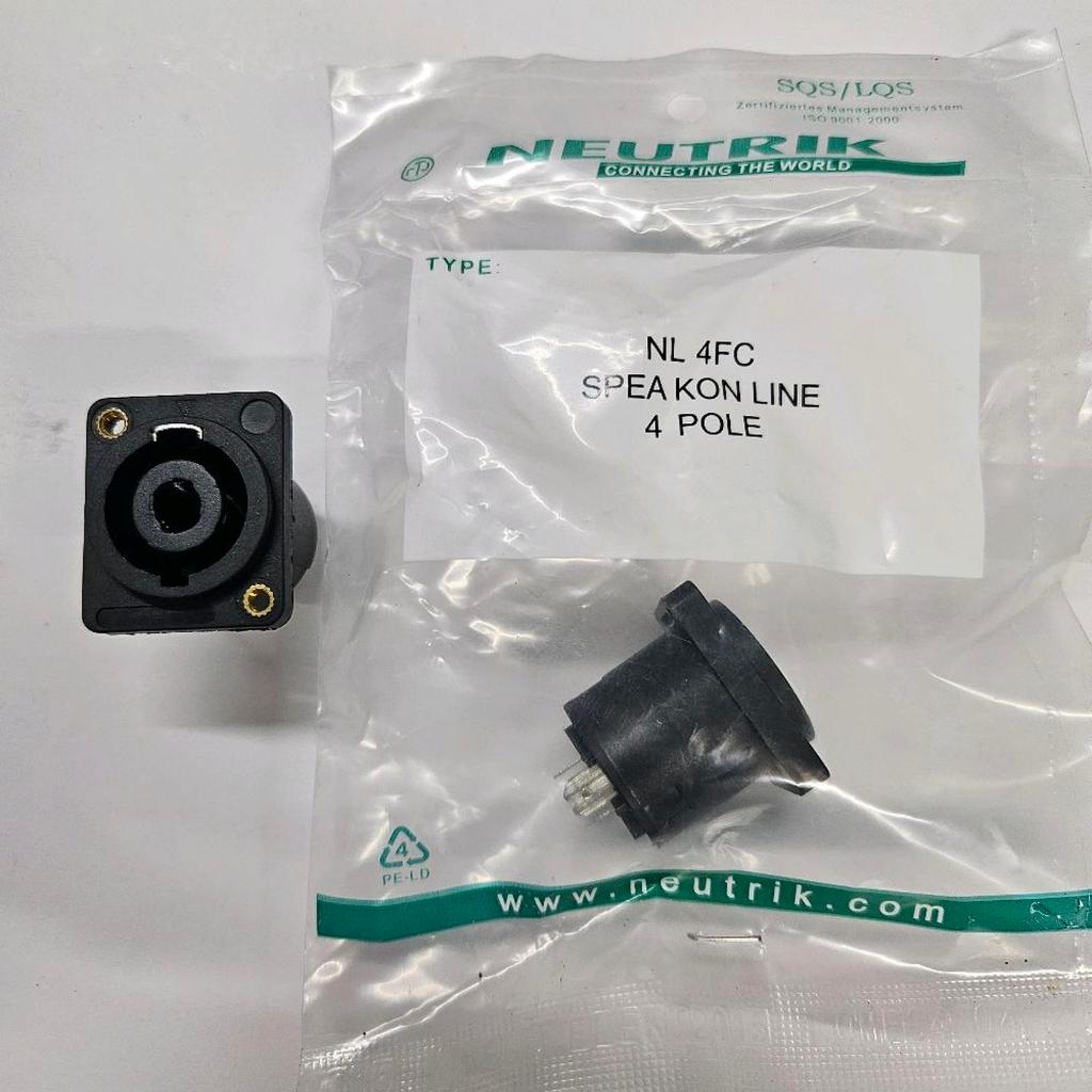 10pcs SOKET SPEAKON NEUTRIX SOKET SPIKON NEUTRIK