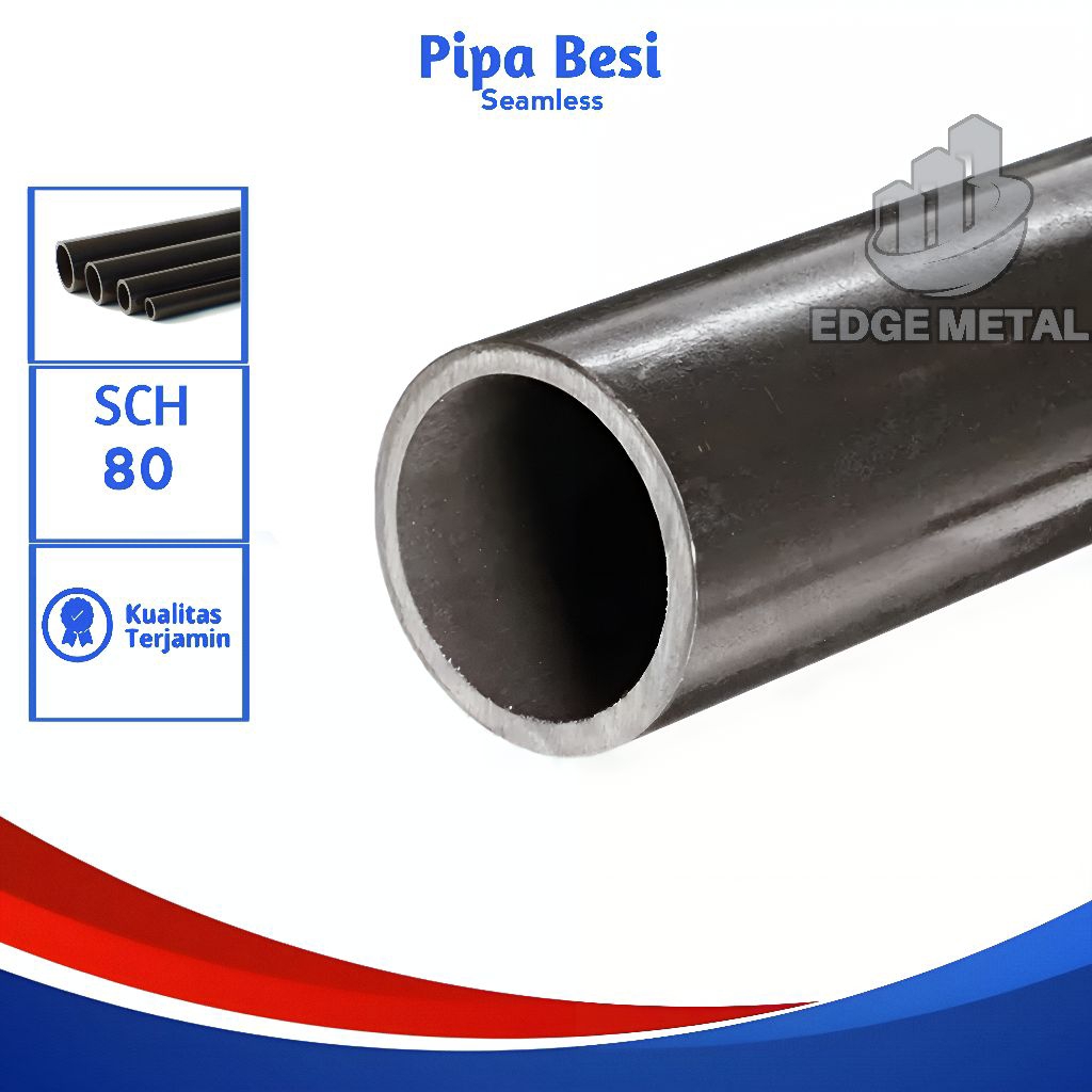 PIPA BESI HITAM SCH 80 ( 4 INCH ) PIPA SCHEDULE 80 PER 1CM